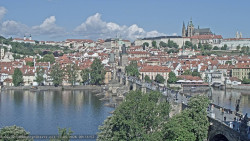 Pražský hrad, Karlův most, Vltava