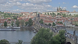 Pražský hrad, Karlův most, Vltava