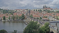 Pražský hrad, Karlův most, Vltava