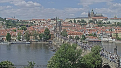 Pražský hrad, Karlův most, Vltava