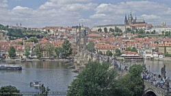 Pražský hrad, Karlův most, Vltava