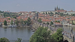 Pražský hrad, Karlův most, Vltava