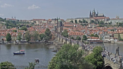 Pražský hrad, Karlův most, Vltava