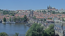 Pražský hrad, Karlův most, Vltava