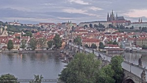 Město Praha - Pražský hrad, Karlův most, Vltava - 9.6.2026 v 04:45