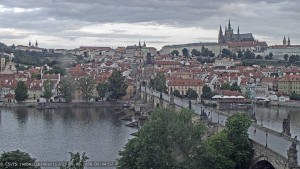 Město Praha - Pražský hrad, Karlův most, Vltava - 9.6.2026 v 05:45