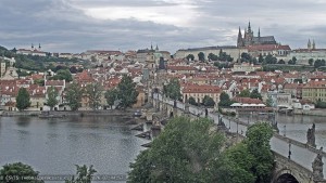 Město Praha - Pražský hrad, Karlův most, Vltava - 9.6.2026 v 07:45