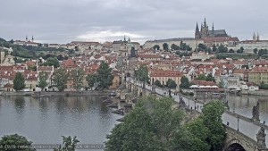 Město Praha - Pražský hrad, Karlův most, Vltava - 9.6.2026 v 08:45