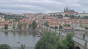 Město Praha - Pražský hrad, Karlův most, Vltava - 12.6.2026 v 06:45