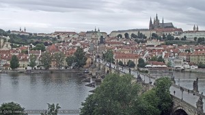 Město Praha - Pražský hrad, Karlův most, Vltava - 12.6.2026 v 08:45