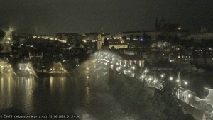 Město Praha - Pražský hrad, Karlův most, Vltava - 13.6.2026 v 01:15 Město Praha - Pražský hrad, Karlův most, Vltava - 13.6.2026 v 01:15