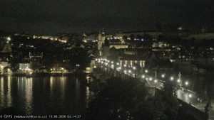 Město Praha - Pražský hrad, Karlův most, Vltava - 13.6.2026 v 02:15 Město Praha - Pražský hrad, Karlův most, Vltava - 13.6.2026 v 02:15
