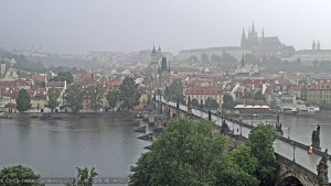 Město Praha - Pražský hrad, Karlův most, Vltava - 13.6.2026 v 06:45