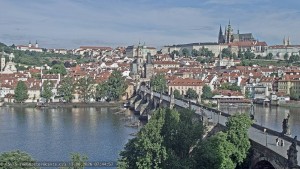 Město Praha - Pražský hrad, Karlův most, Vltava - 13.6.2026 v 07:45