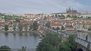 Město Praha - Pražský hrad, Karlův most, Vltava - 13.6.2026 v 08:45