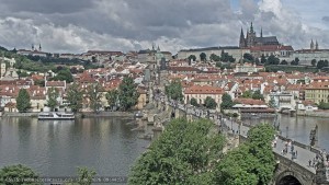 Město Praha - Pražský hrad, Karlův most, Vltava - 13.6.2026 v 09:45