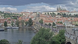 Město Praha - Pražský hrad, Karlův most, Vltava - 13.6.2026 v 11:45