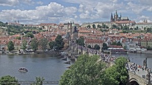 Město Praha - Pražský hrad, Karlův most, Vltava - 13.6.2026 v 13:45