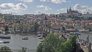 Město Praha - Pražský hrad, Karlův most, Vltava - 13.6.2026 v 16:45
