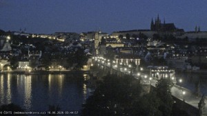 Město Praha - Pražský hrad, Karlův most, Vltava - 16.6.2026 v 03:45 Město Praha - Pražský hrad, Karlův most, Vltava - 16.6.2026 v 03:45