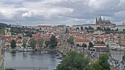Pražský hrad, Karlův most, Vltava