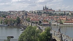 Pražský hrad, Karlův most, Vltava