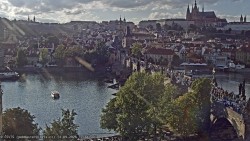 Pražský hrad, Karlův most, Vltava
