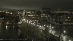 Město Praha - Pražský hrad, Karlův most, Vltava - 14.10.2026 v 02:45 Město Praha - Pražský hrad, Karlův most, Vltava - 14.10.2026 v 02:45