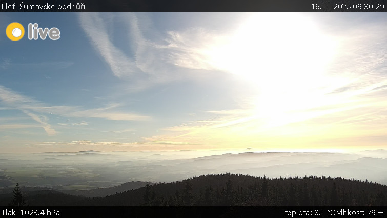 Kleť, Šumavské podhůří - Kleť - 16.11.2025 v 09:30