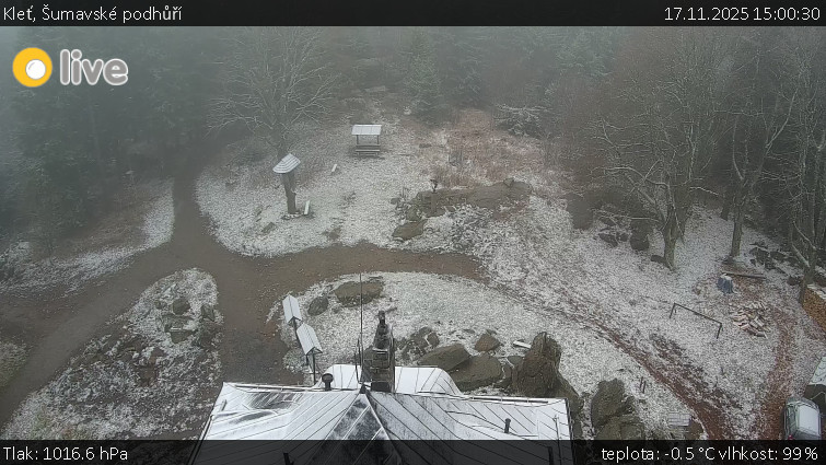 Kleť, Šumavské podhůří - Kleť - 17.11.2025 v 15:00