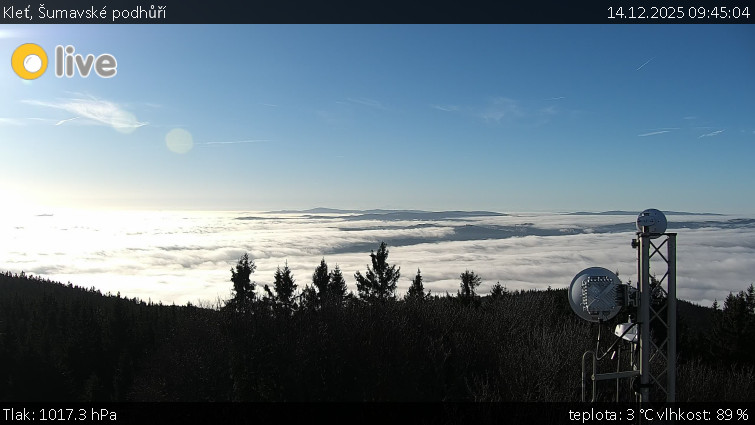 Kleť, Šumavské podhůří - Kleť - 14.12.2025 v 09:45