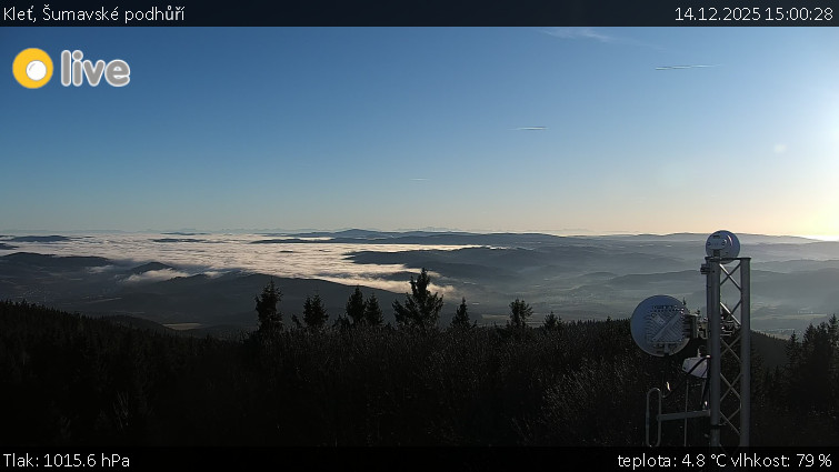 Kleť, Šumavské podhůří - Kleť - 14.12.2025 v 15:00