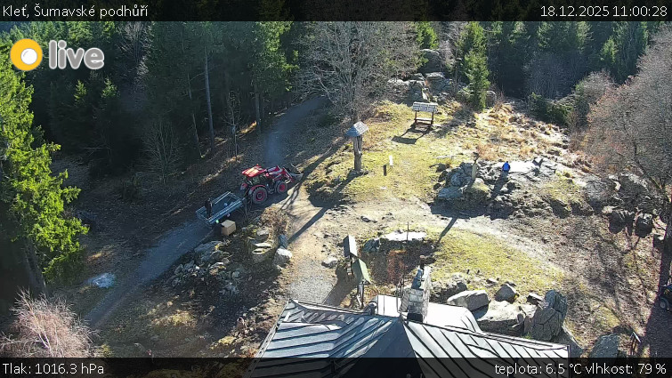 Kleť, Šumavské podhůří - Kleť - 18.12.2025 v 11:00