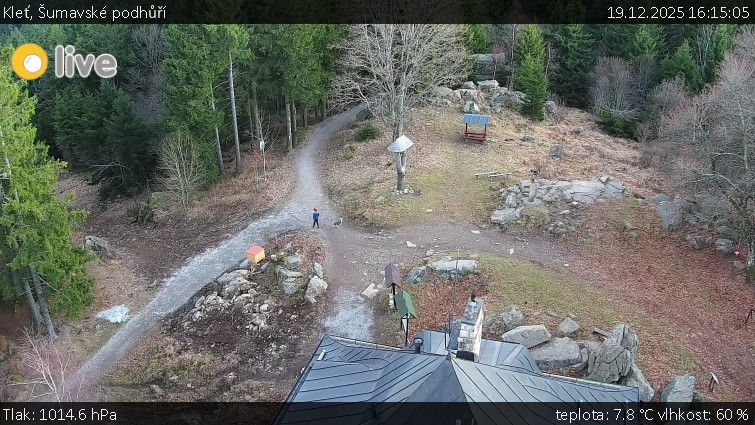 Kleť, Šumavské podhůří - Kleť - 19.12.2025 v 16:15