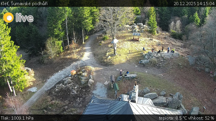 Kleť, Šumavské podhůří - Kleť - 20.12.2025 v 14:15