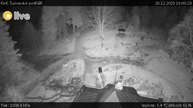 Kleť, Šumavské podhůří - Kleť - 20.12.2025 v 18:00
