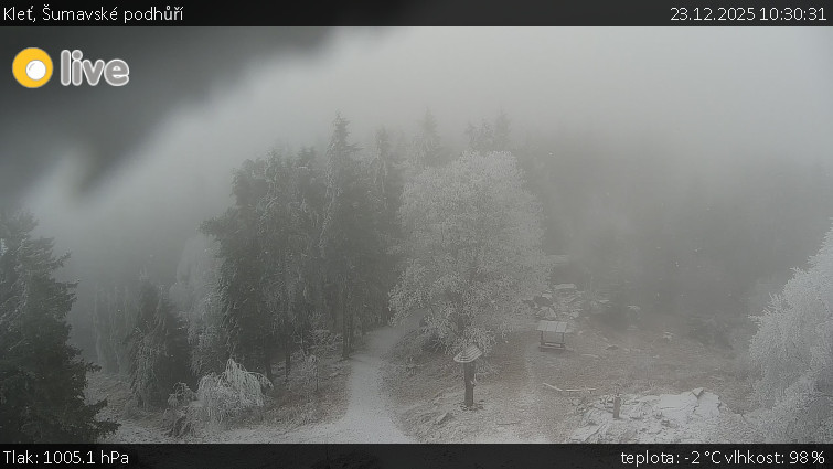 Kleť, Šumavské podhůří - Kleť - 23.12.2025 v 10:30