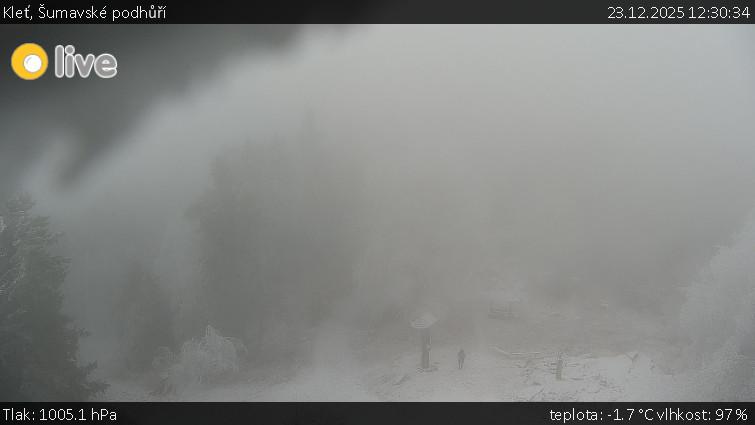 Kleť, Šumavské podhůří - Kleť - 23.12.2025 v 12:30