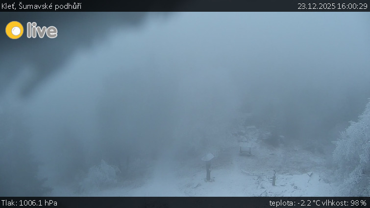 Kleť, Šumavské podhůří - Kleť - 23.12.2025 v 16:00