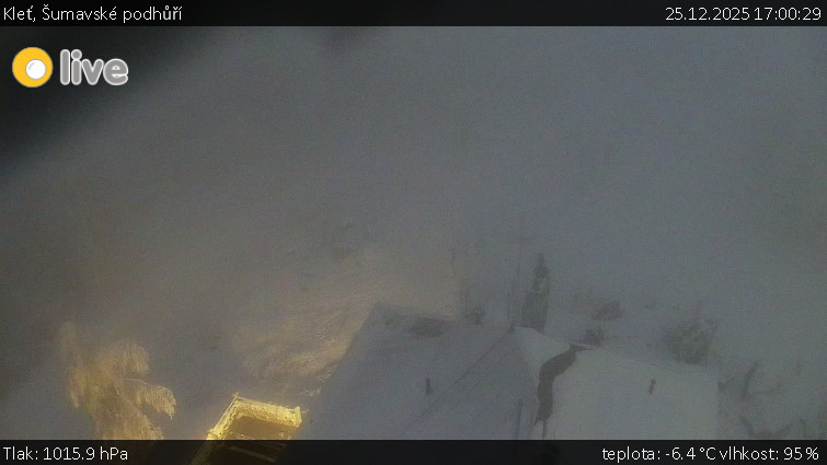 Kleť, Šumavské podhůří - Kleť - 25.12.2025 v 17:00