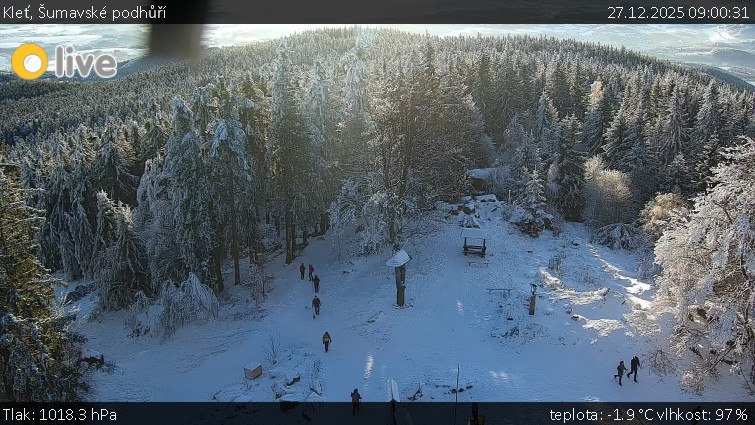 Kleť, Šumavské podhůří - Kleť - 27.12.2025 v 09:00