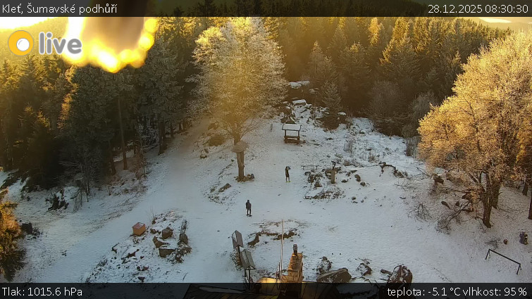 Kleť, Šumavské podhůří - Kleť - 28.12.2025 v 08:30