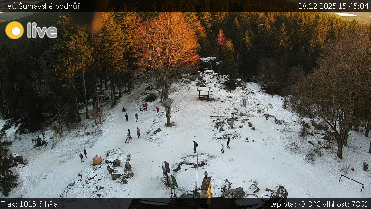 Kleť, Šumavské podhůří - Kleť - 28.12.2025 v 15:45