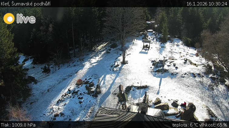 Kleť, Šumavské podhůří - Kleť - 16.1.2026 v 10:30