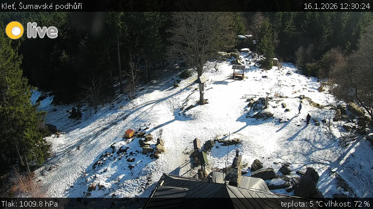 Kleť, Šumavské podhůří - Kleť - 16.1.2026 v 12:30