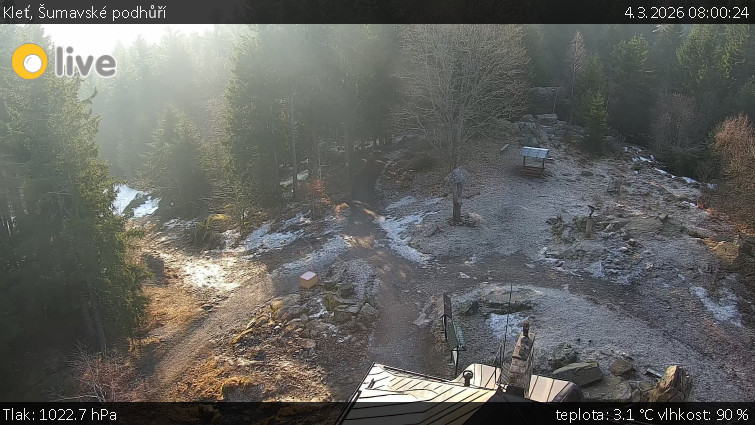 Kleť, Šumavské podhůří - Kleť - 4.3.2026 v 08:00