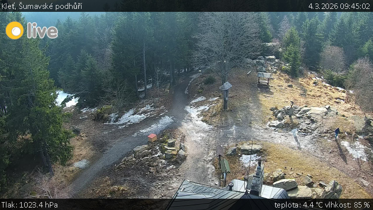 Kleť, Šumavské podhůří - Kleť - 4.3.2026 v 09:45