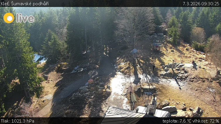 Kleť, Šumavské podhůří - Kleť - 7.3.2026 v 09:30