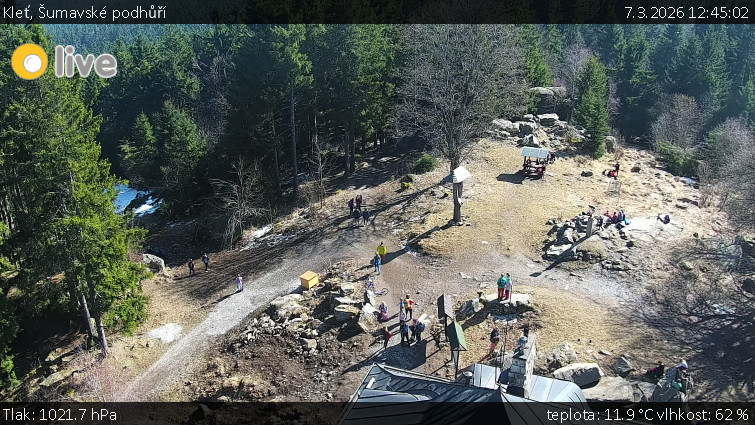 Kleť, Šumavské podhůří - Kleť - 7.3.2026 v 12:45