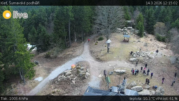 Kleť, Šumavské podhůří - Kleť - 14.3.2026 v 12:15